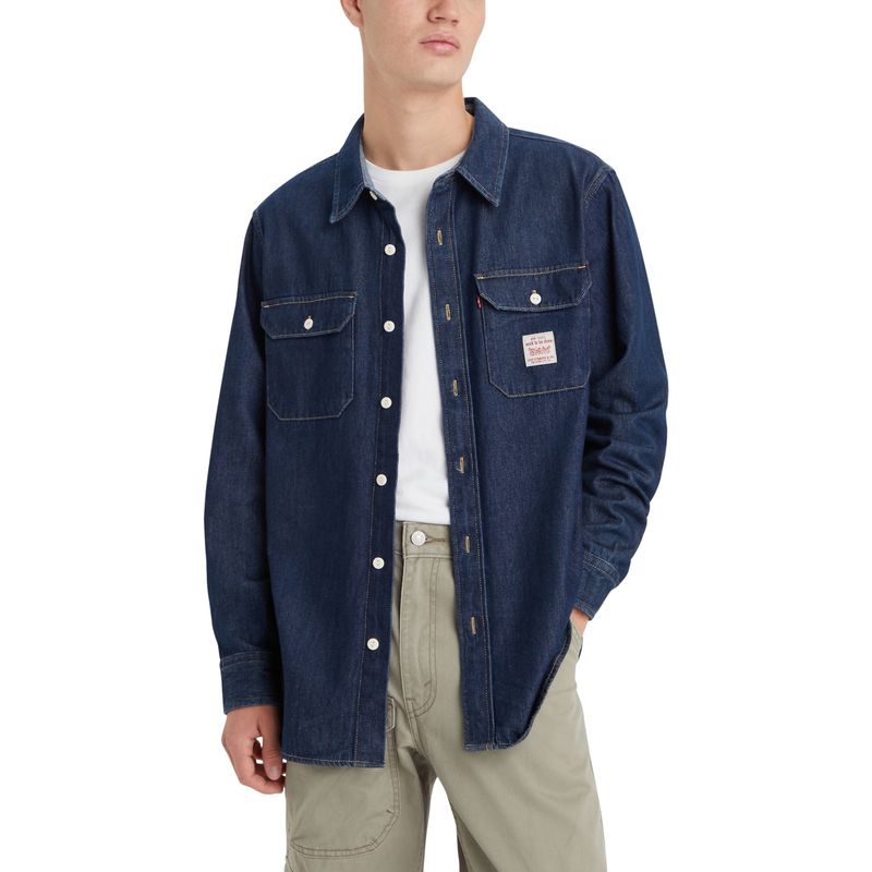 LEVIS - Camisa Hombre Classic Worker Azul Levis