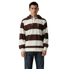 LEVIS - Polerón Hombre Thermal Rugby Café