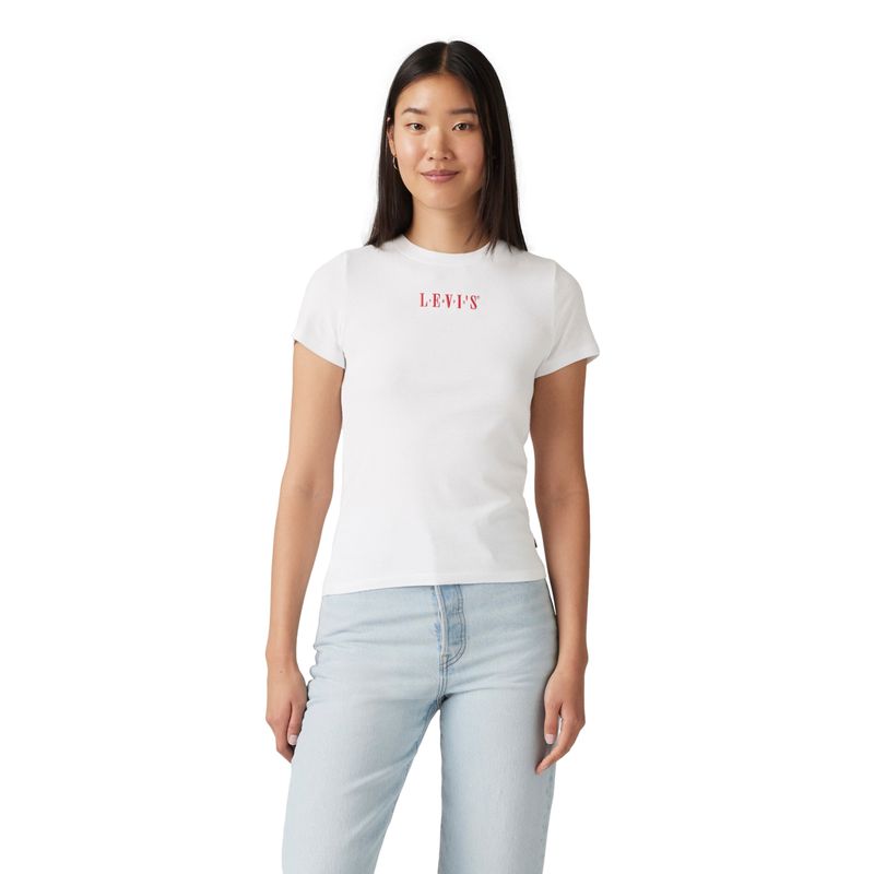 LEVIS - Polera Mujer Gr Essential Tee Blanco Levis