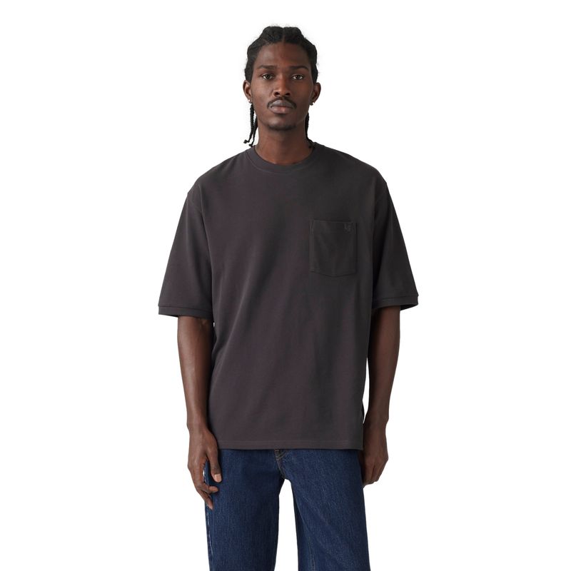 LEVIS - Polera Hombre Half Sleeve Pique Tee Negro Levis