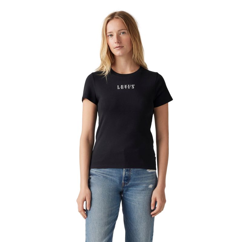 LEVIS - Polera Mujer Gr Essential Tee Negro Levis