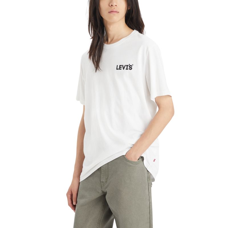 LEVIS - Polera Hombre Ss Relaxed Fit Tee Blanco Levis