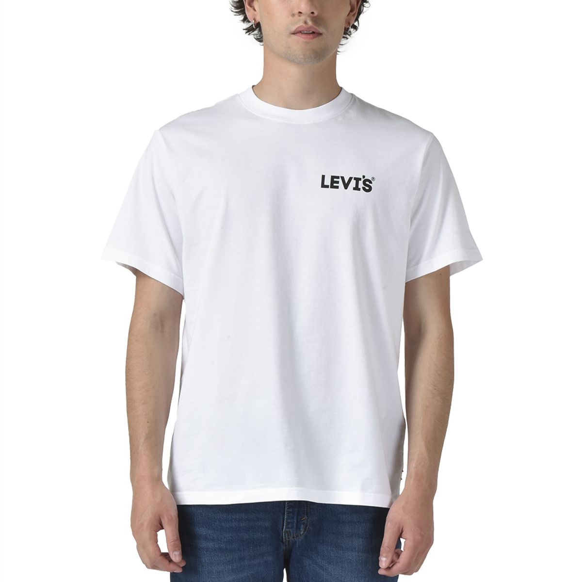 LEVIS - Polera Hombre Relaxed Fit Tee Blanco Levis