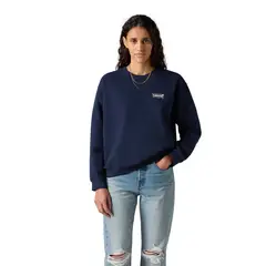 LEVIS - Polerón Mujer Gr Everyday Crew Azul