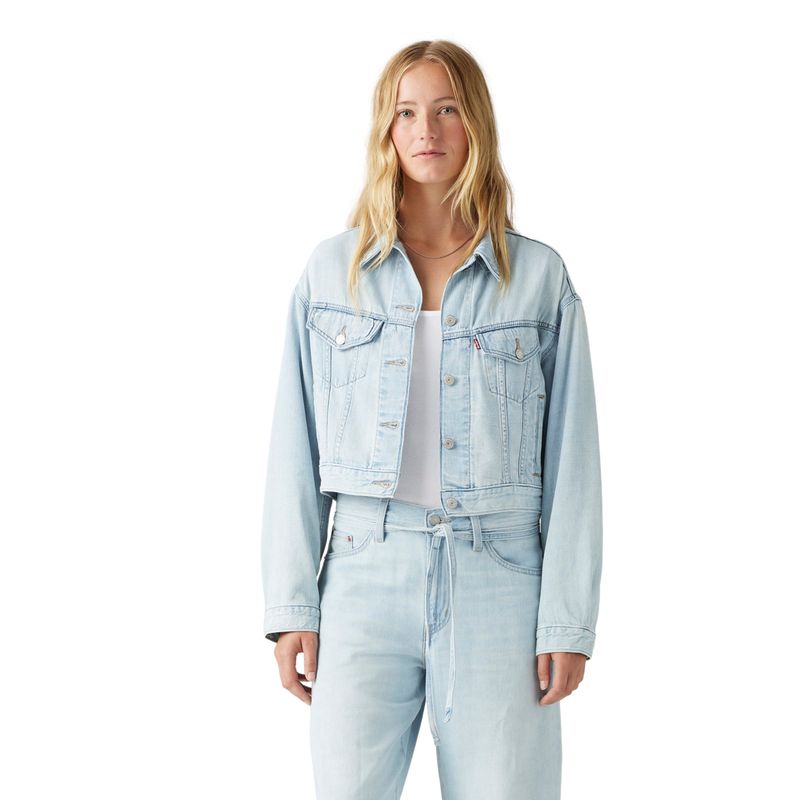 LEVIS - Chaqueta Mujer Shrunken 90s Trucker Celeste Levis