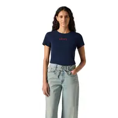 LEVIS - Polera Mujer Gr Essential Tee Azul
