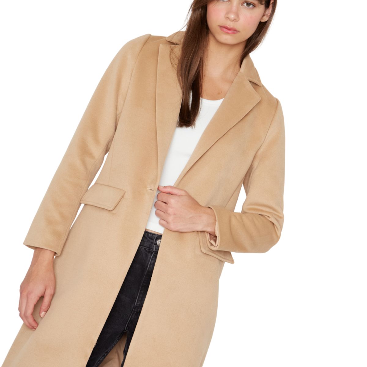 JACINTA TIENDA - Abrigo Paris camel Jacinta Tienda