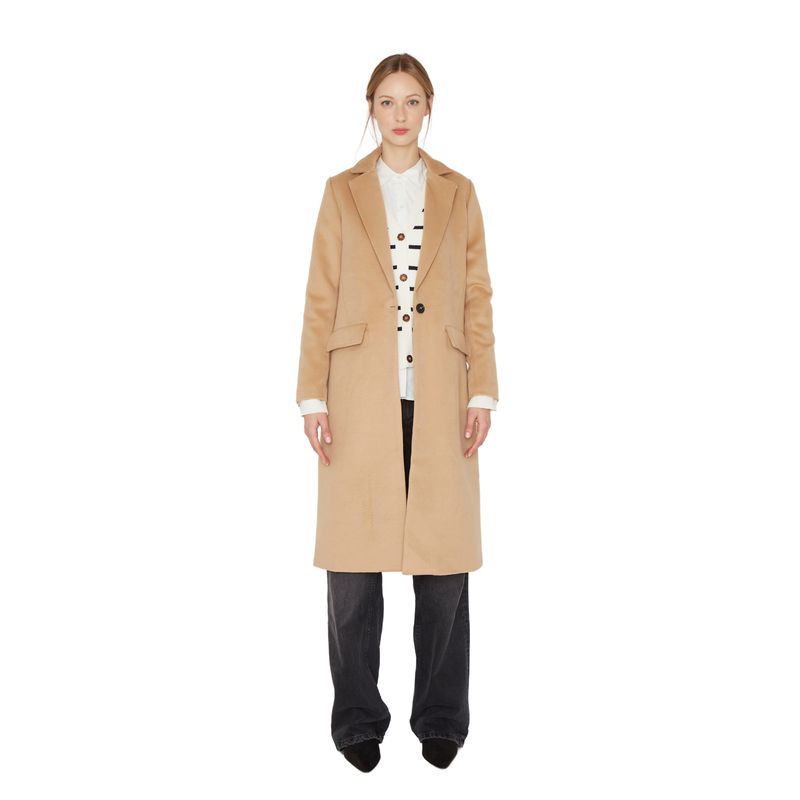 JACINTA TIENDA - Abrigo Paris camel Jacinta Tienda