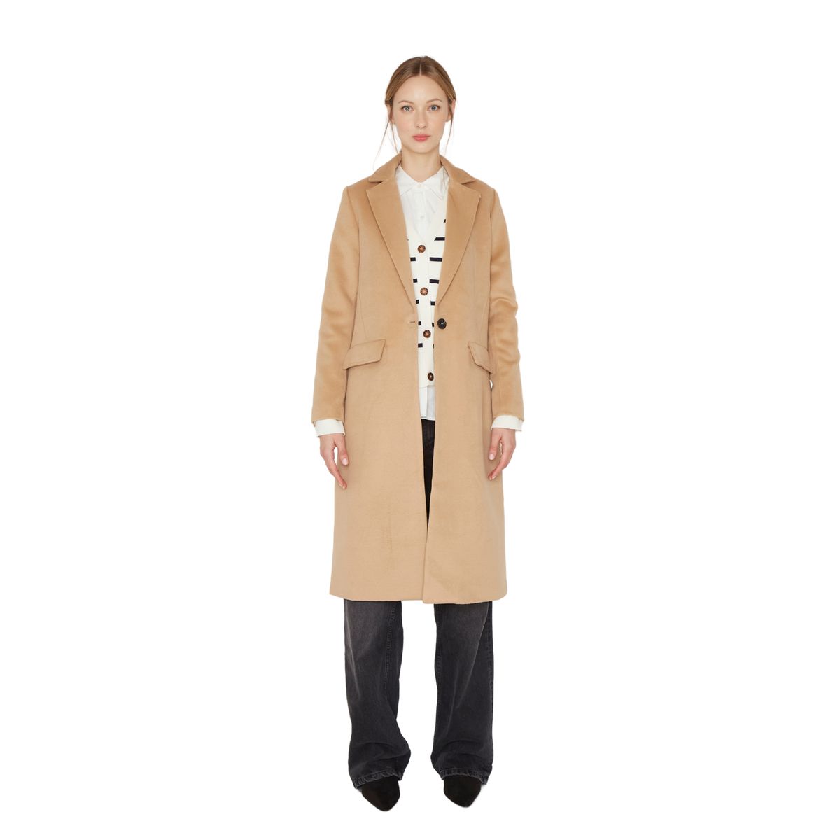 JACINTA TIENDA - Abrigo Paris camel Jacinta Tienda