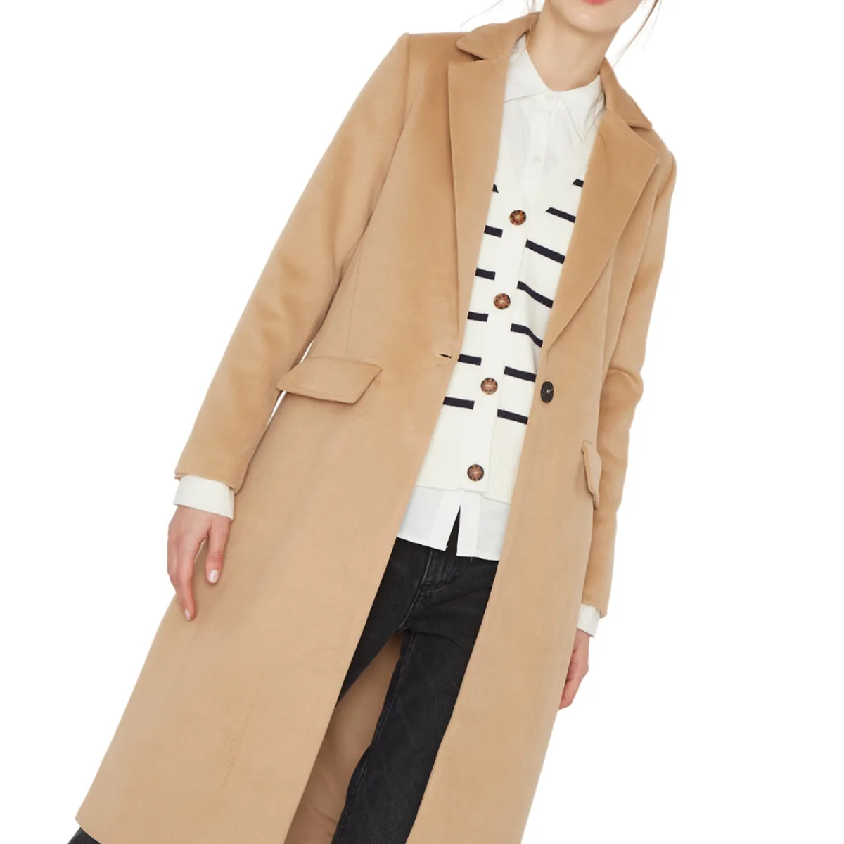 JACINTA TIENDA - Abrigo Paris camel Jacinta Tienda