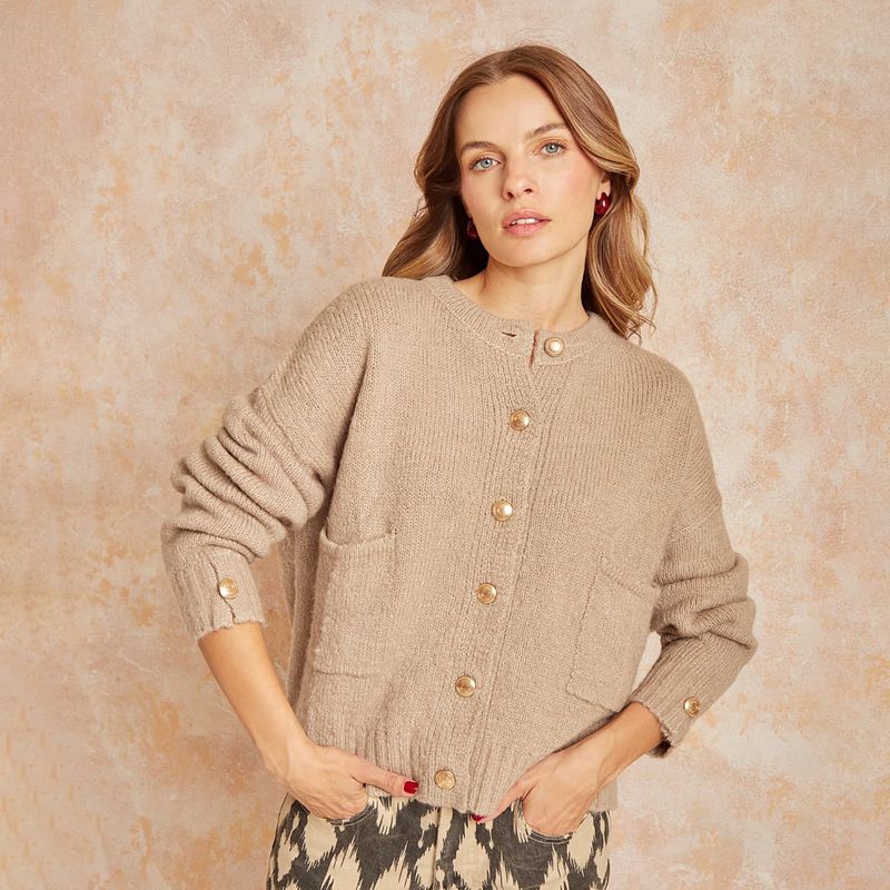LOUNGE - Chaleco Mujer Clásico Boho