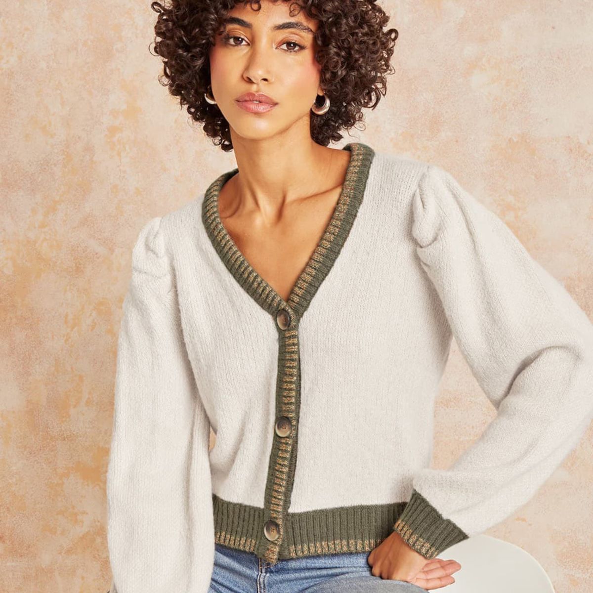 LOUNGE - Chaleco Boho Brillos LOUNGE