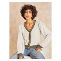 Chaleco Boho Brillos