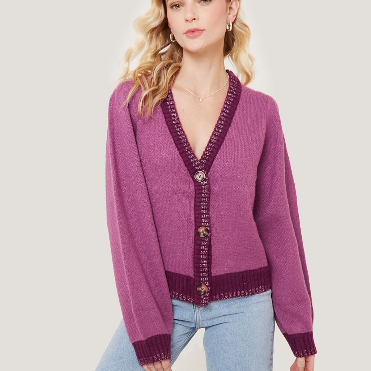 LOUNGE - Chaleco Boho Brillos LOUNGE