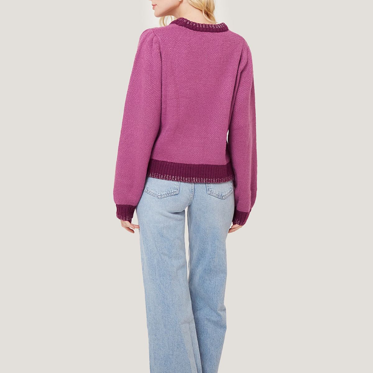 LOUNGE - Chaleco Boho Brillos LOUNGE