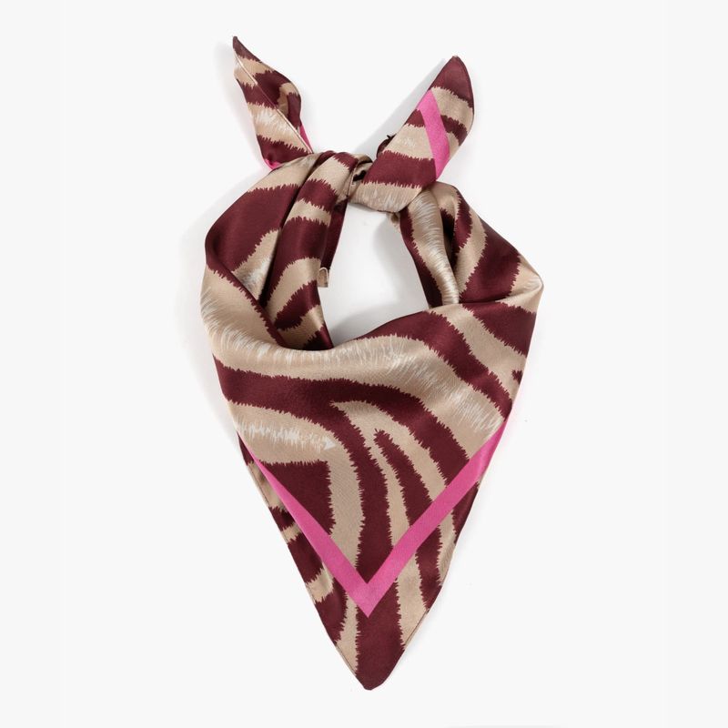 LOUNGE - Pañuelo Mujer Estampado Cebra