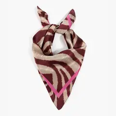 LOUNGE - Pañuelo Mujer Estampado Cebra