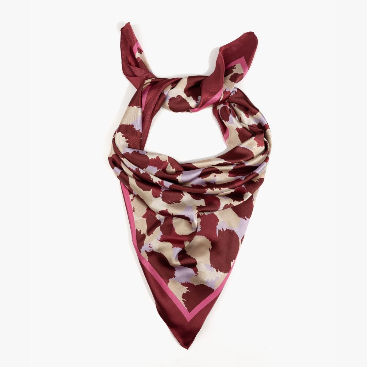 LOUNGE - Pañuelo Manchas Animal Print Mujer