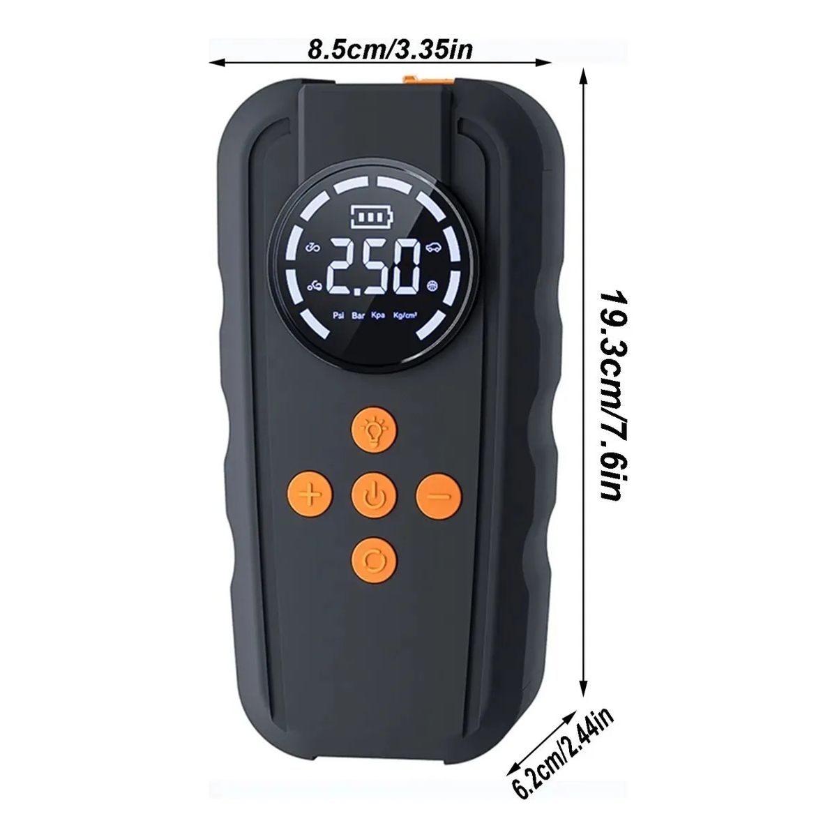 GENERICO - Mini Compresor Portatil De Auto Inflador Aire Partidor 12v