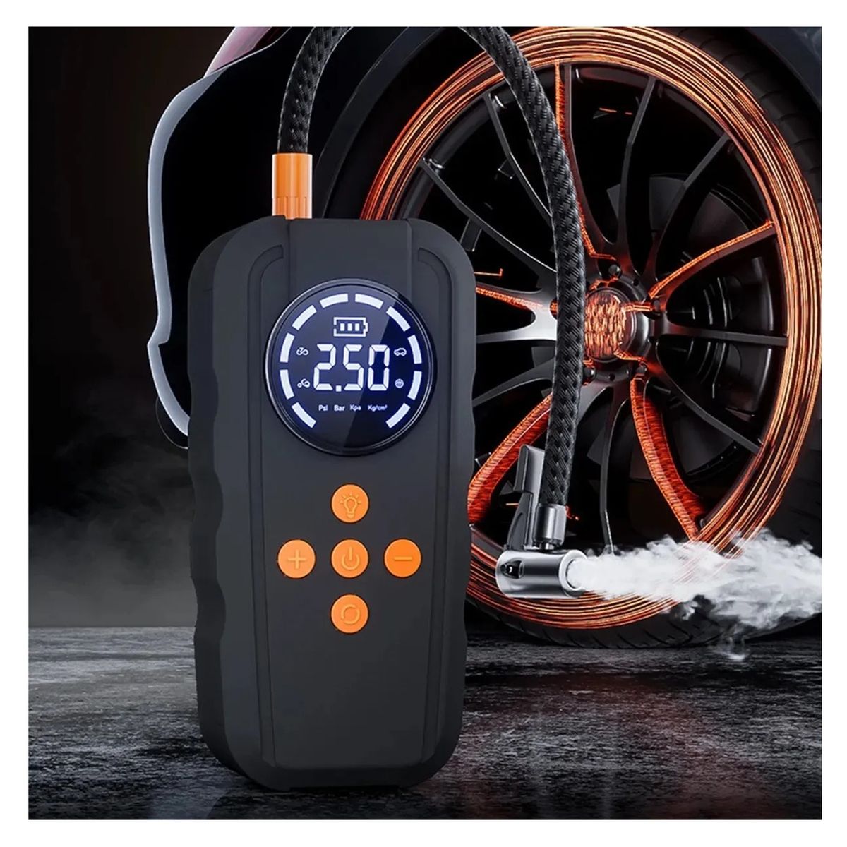 GENERICO - Mini Compresor Portatil De Auto Inflador Aire Partidor 12v