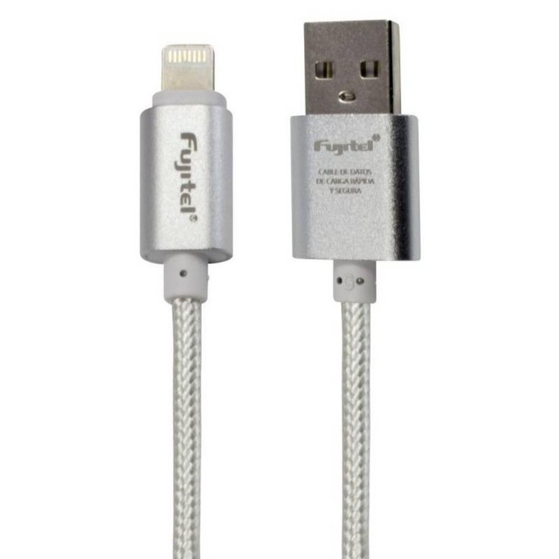 FUJITEL - Cable Fujitel Braided USB Lightning para Iphone