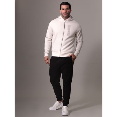 Imagen 2 del producto Polerón con Gorro Horizontal Logo Blanco