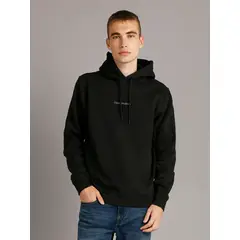 CALVIN KLEIN - Polerón con Gorro Monologo Negro