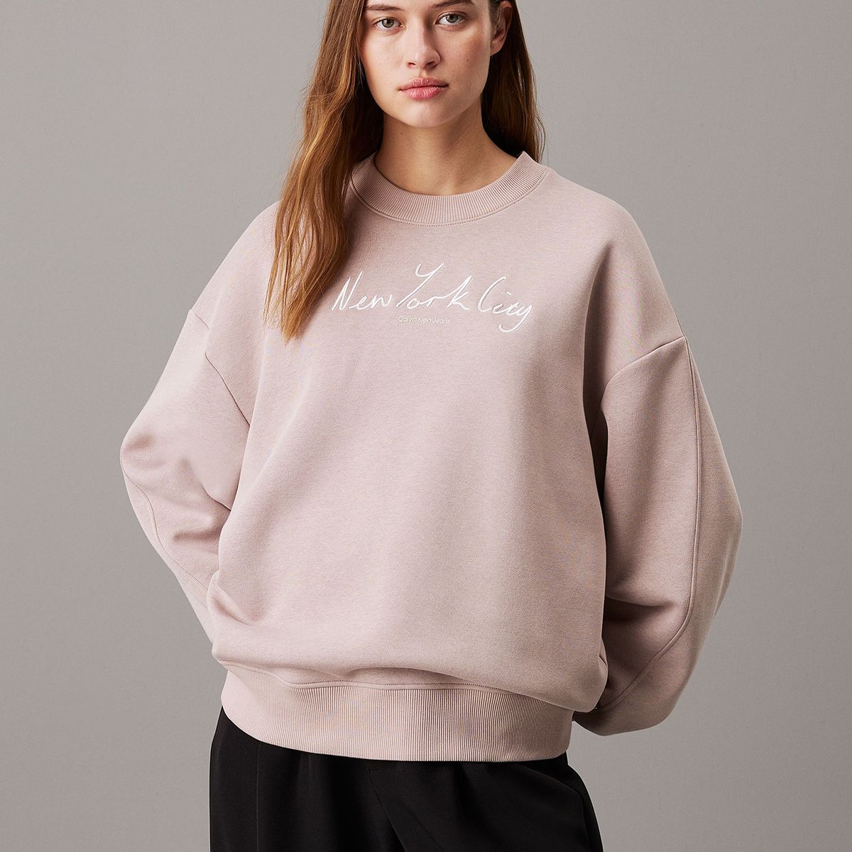 CALVIN KLEIN - Polerón Nyc Relaxed Beige Calvin Klein