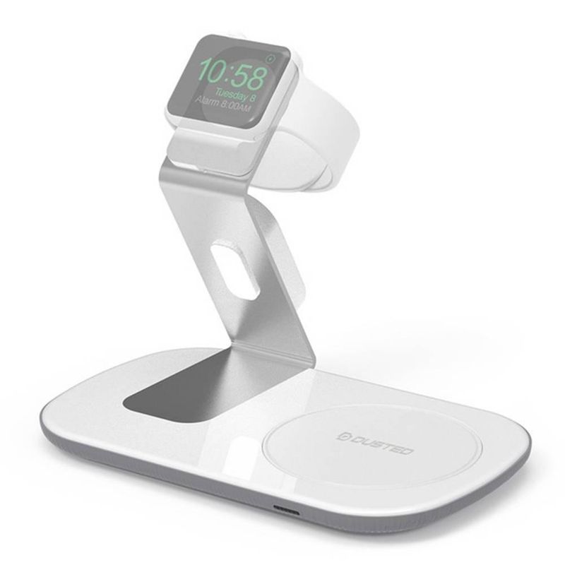 DUSTED - Base de carga Inalámbrica Dual Dusted para IPhone Apple Watch