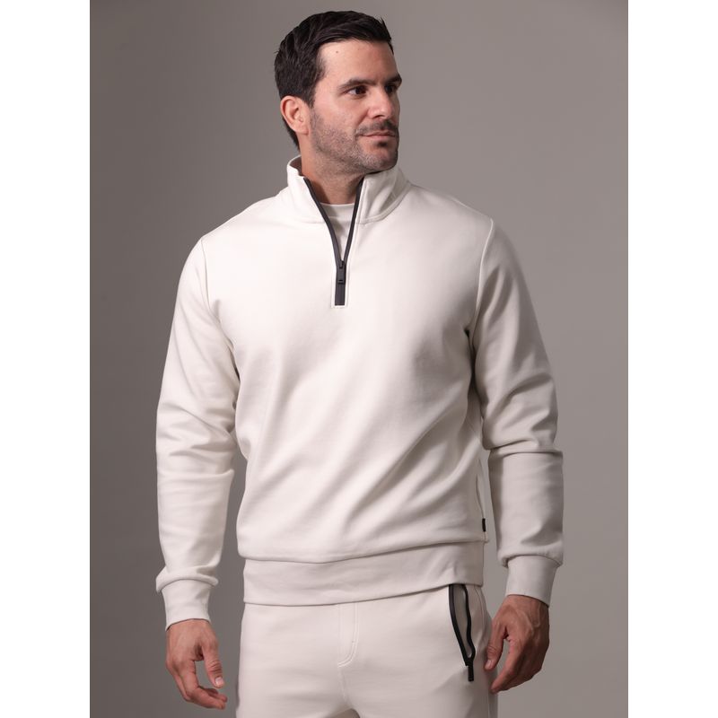 CALVIN KLEIN - Polerón Lux Tech Blanco Calvin Klein