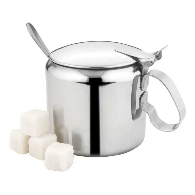 CUINER - Azucarera Con Cuchara Acero Inoxidable 250ml Cuiner
