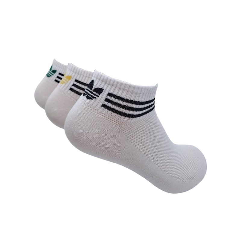 ETERNIUM - Calcetines Pack x3 Tobilleros Clásicos Unisex Color Blanco Nº 2