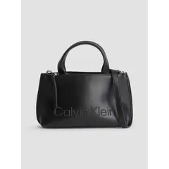 CALVIN KLEIN - Cartera Mini Tote CK Set Negro