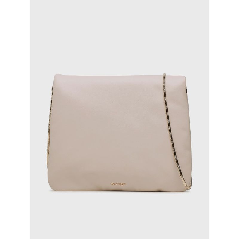 CALVIN KLEIN - Cartera Puffed Beige Calvin Klein