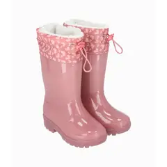 LIMONADA - Bota bebés para lluvia rosado