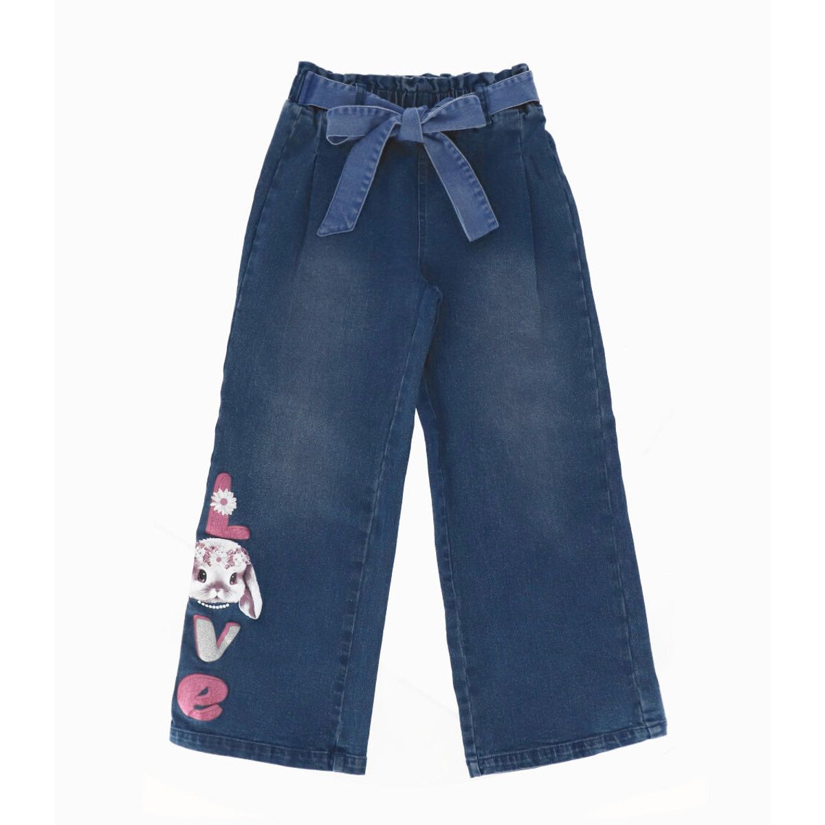 LIMONADA - Jeans niña love celeste Limonada