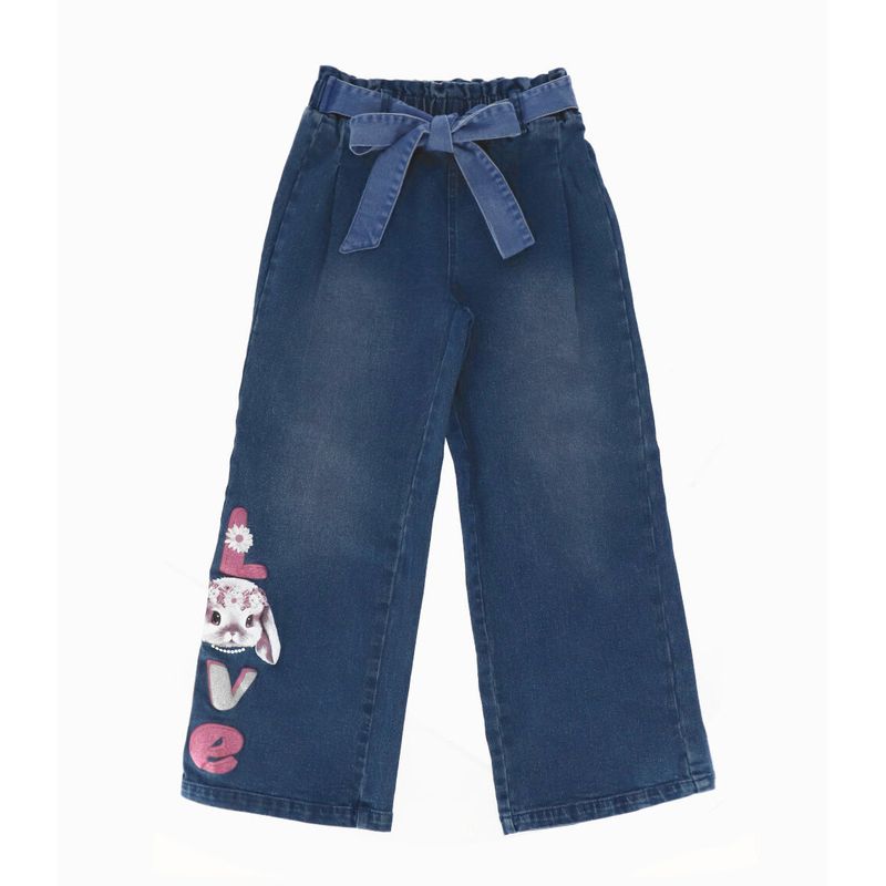 LIMONADA - Jeans niña love celeste Limonada