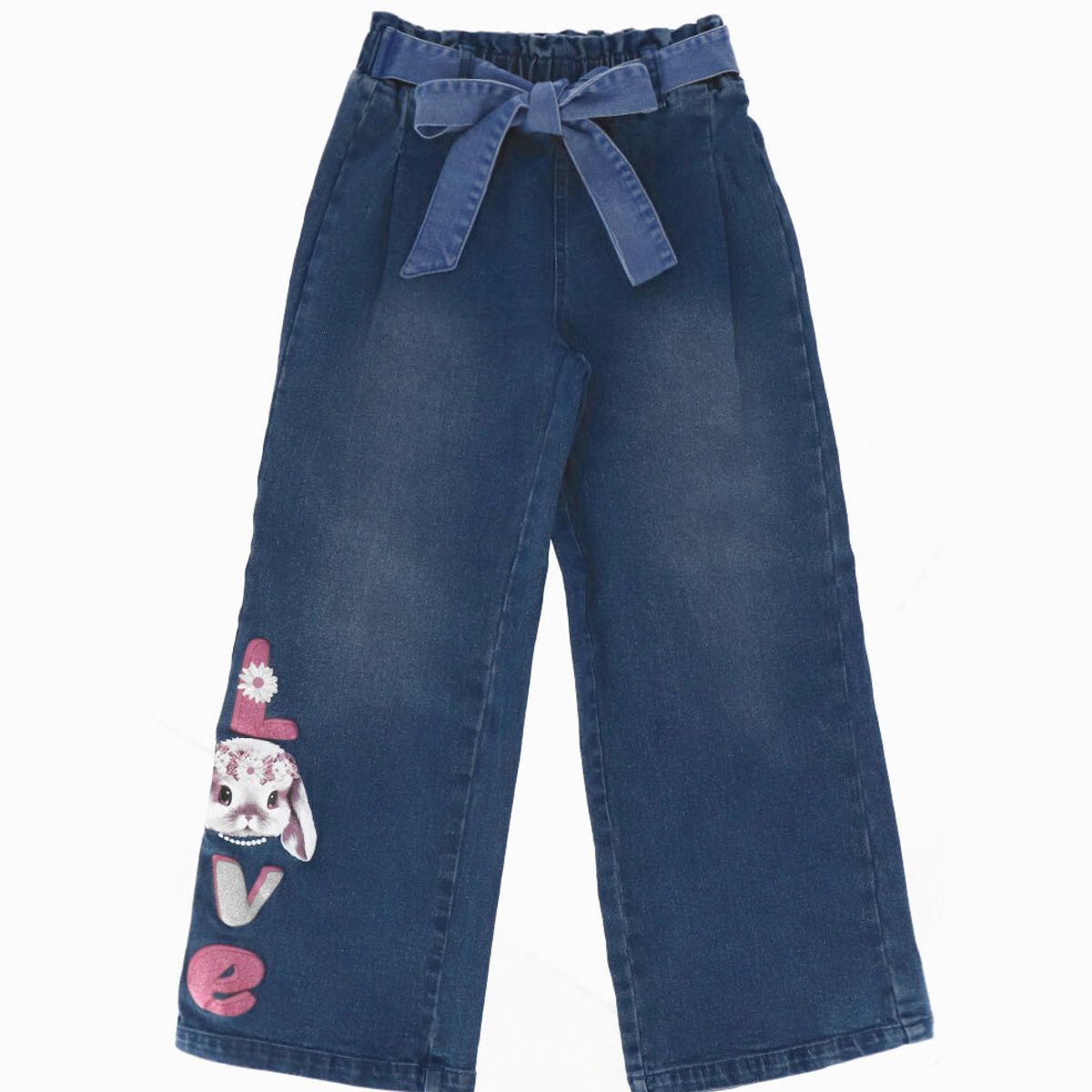 LIMONADA - Jeans niña love celeste Limonada