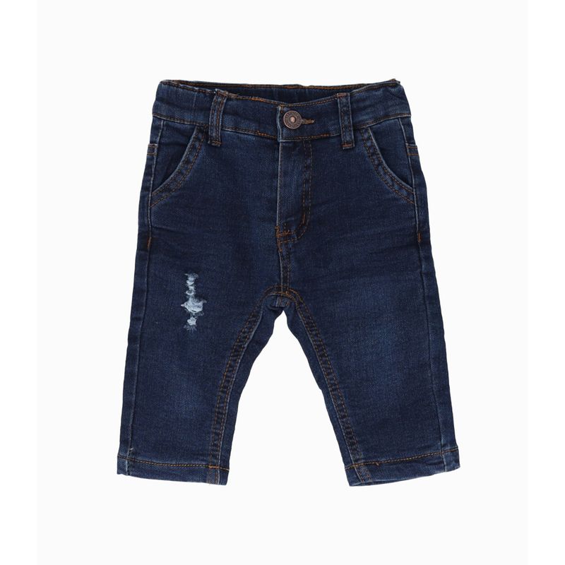 BLACK AND BLUE - Jeans bebés básico denim azul Black and Blue