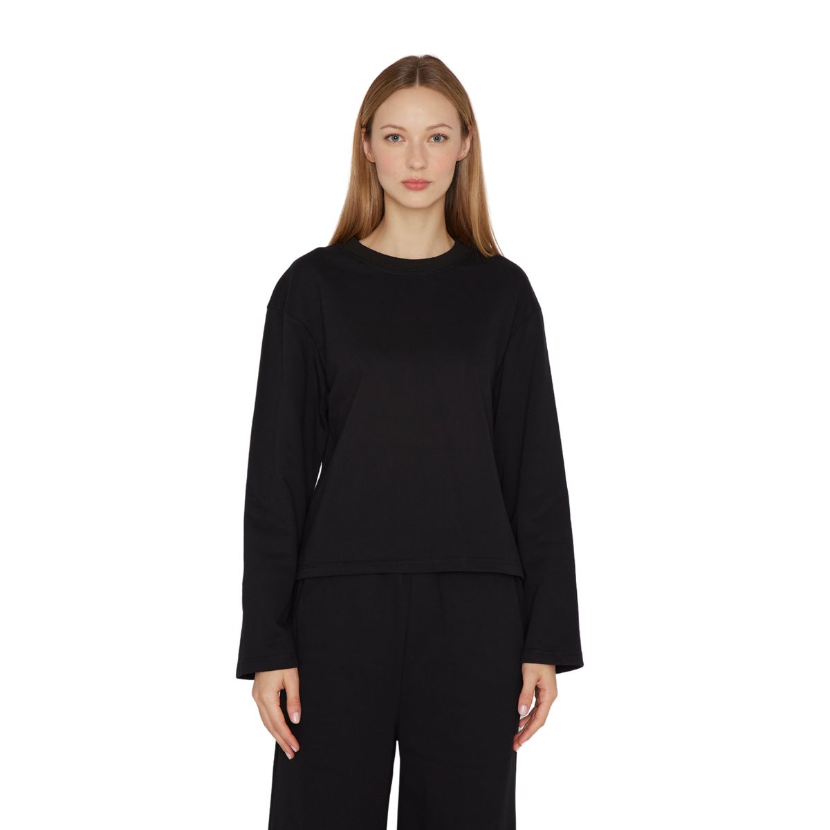 JACINTA TIENDA - Polerón Stone negro Jacinta Tienda