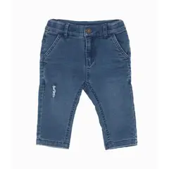BLACK AND BLUE - Jeans bebés básico denim celeste
