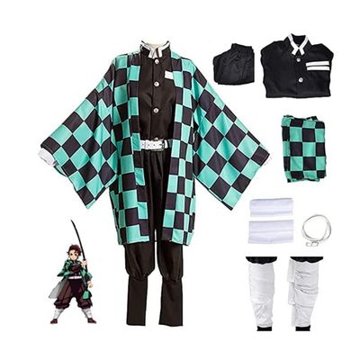 Imagen 2 del producto Disfraz Cosplay Niños Demon Slayer Kimetsu No Yaiba Tanjiro Kamado
