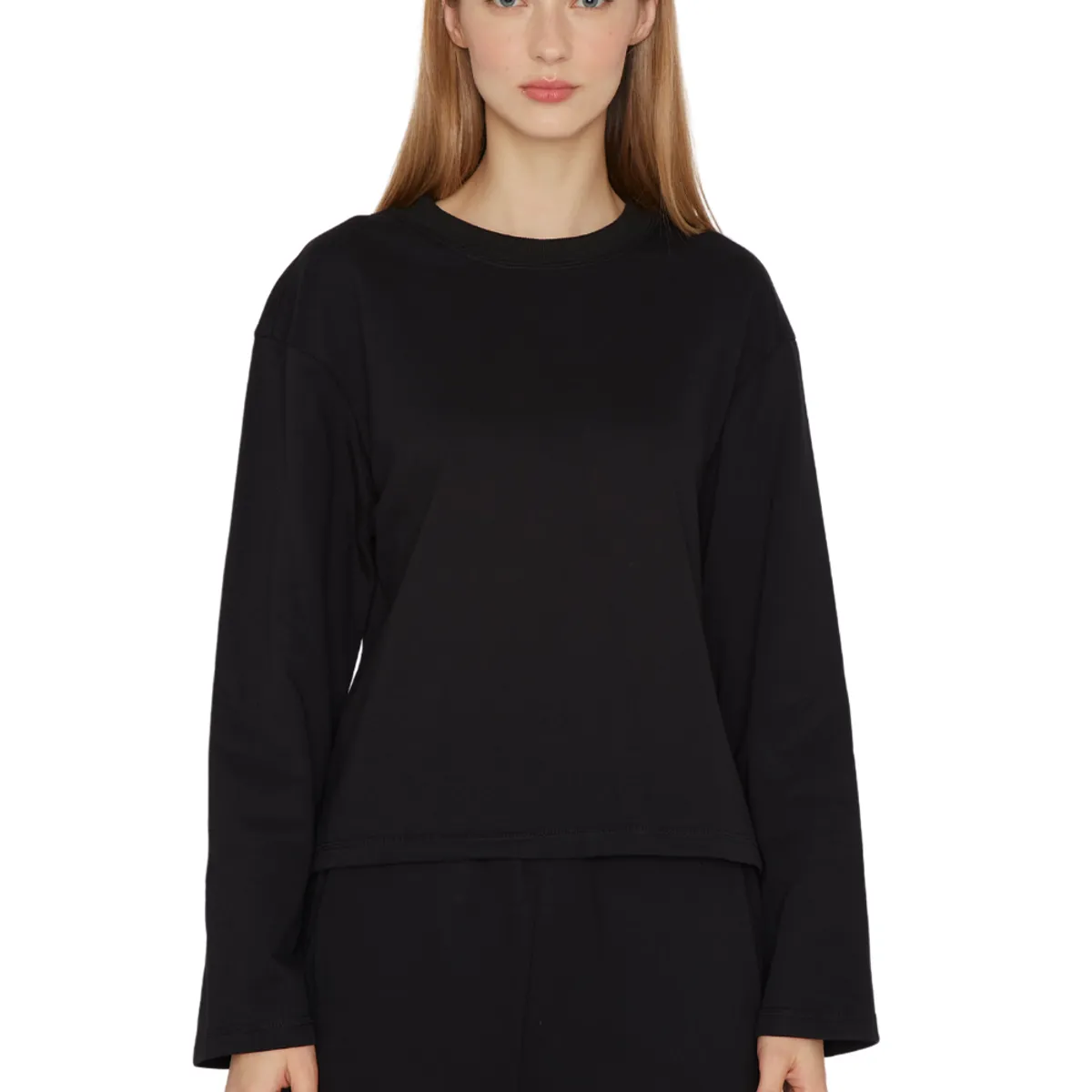 JACINTA TIENDA - Polerón Stone negro Jacinta Tienda