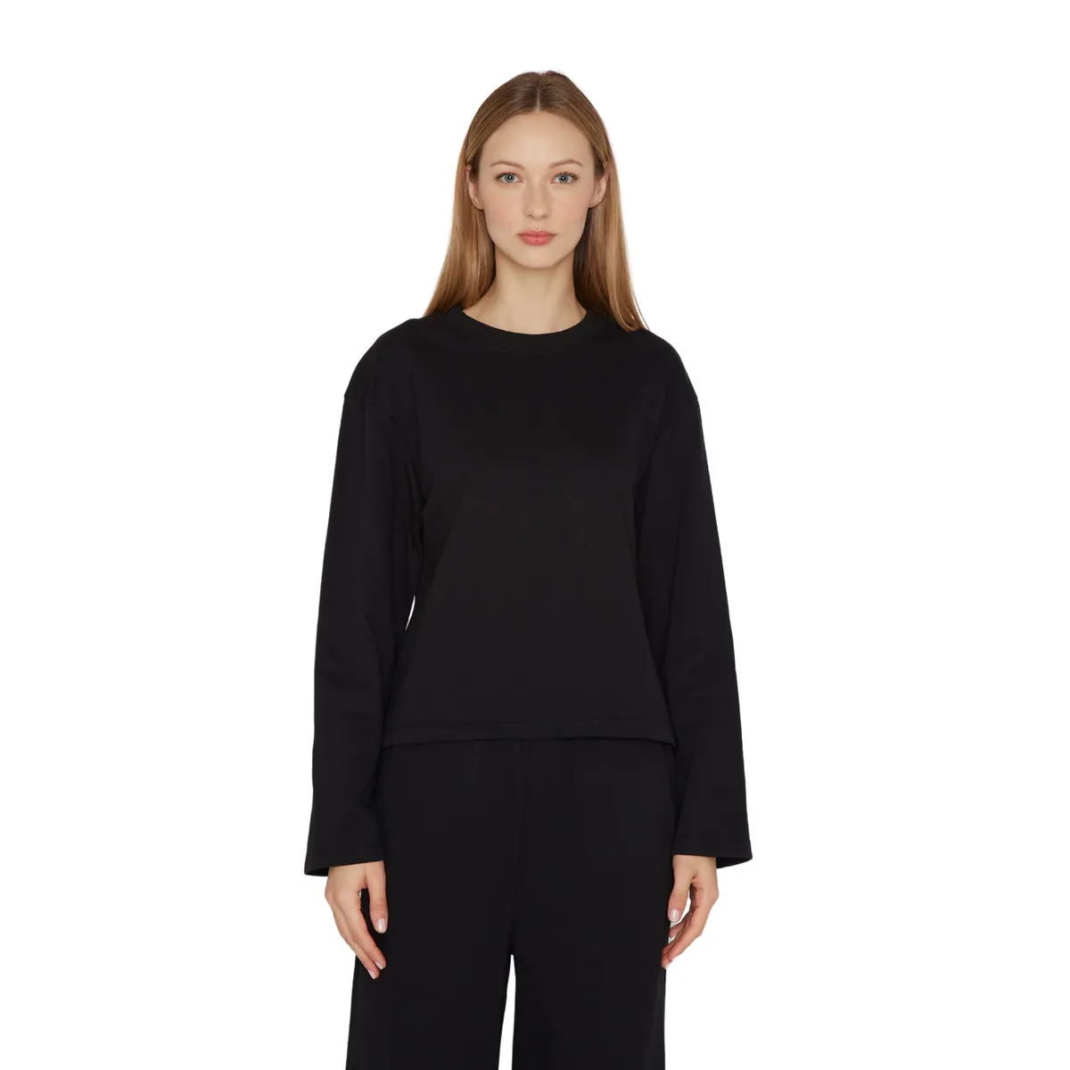 JACINTA TIENDA - Polerón Stone negro Jacinta Tienda