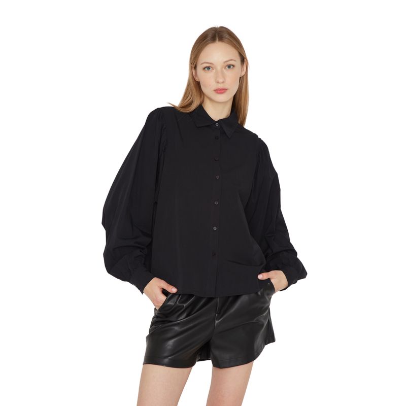 JACINTA TIENDA - Blusa Joe negra Jacinta Tienda