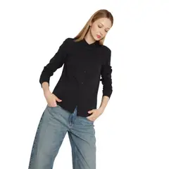 JACINTA TIENDA - Blusa Lina negra