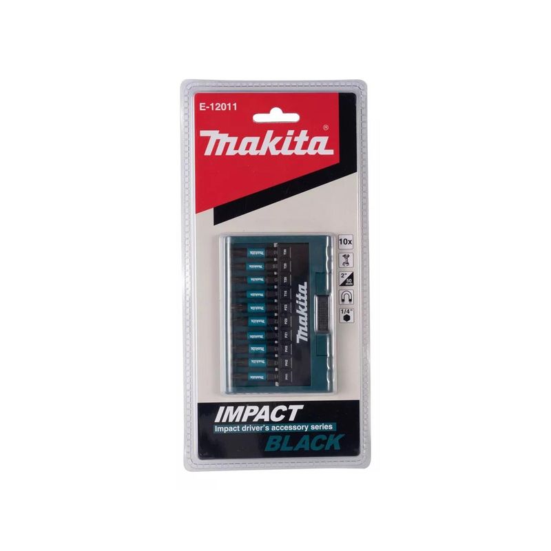 MAKITA - Set de Puntas Impact Black 10 Pzs Makita E-12011