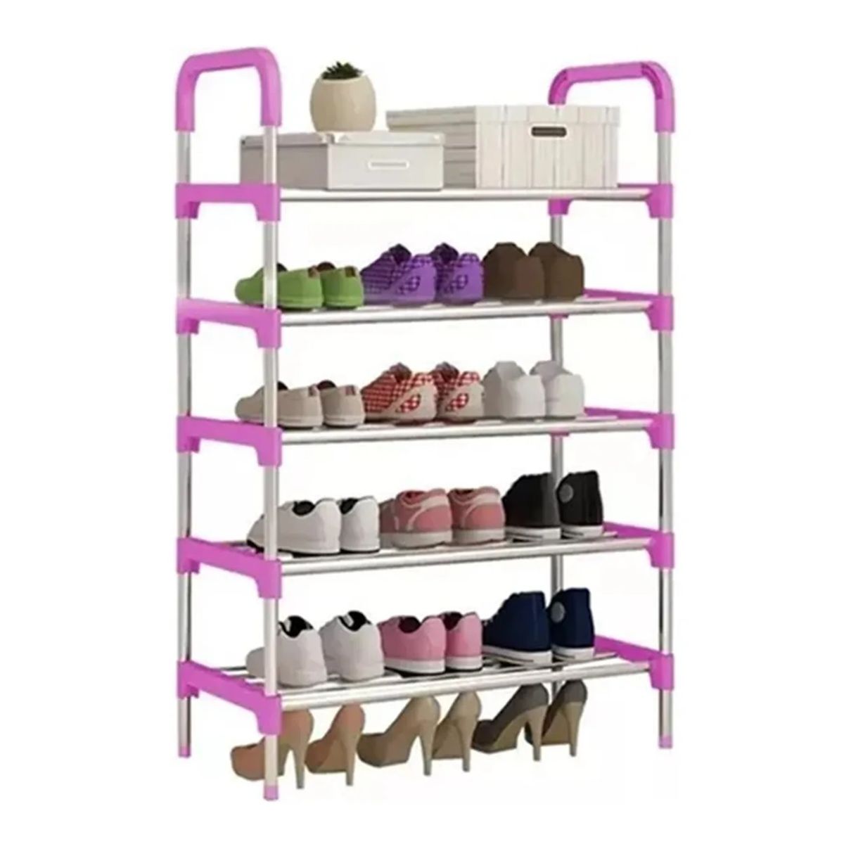 GENERICO - Organizador De Zapatos Estante Zapatero Armable 5 Niveles