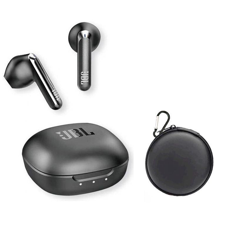JBL - Audífonos Bluetooth JBL T280TWS X2-Negro y Estuche