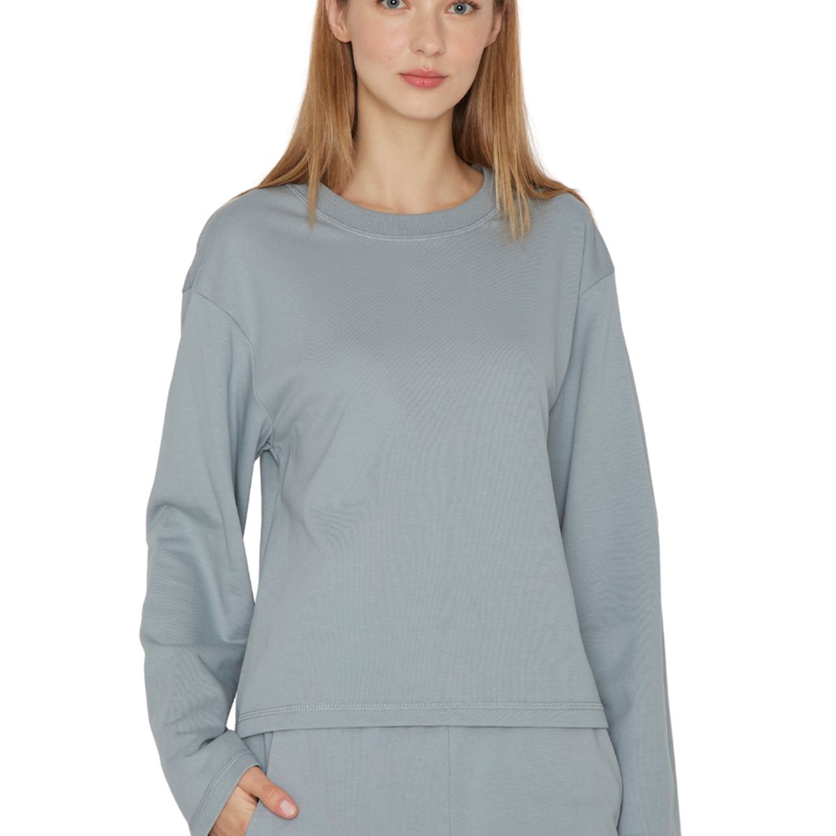 JACINTA TIENDA - Polerón Stone verde Jacinta Tienda